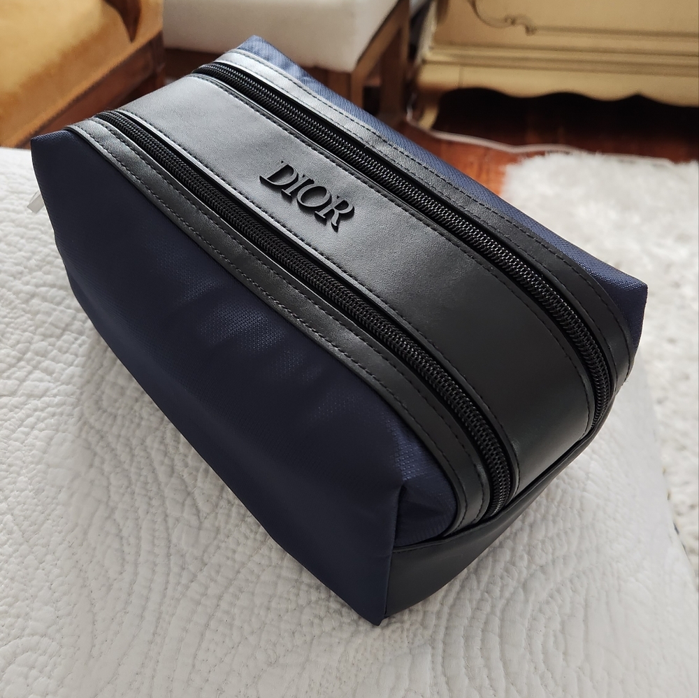Dior  Toiletry Cosmetic Bag Travel / Kit Shaving Case Dior Bag